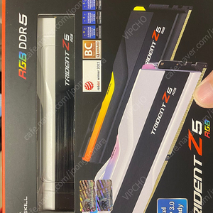 (미개봉) 지스킬 G.SKILL DDR5-6000 CL36 TRIDENT Z5 RGB 화이트 패키지 32GB(16GX2)