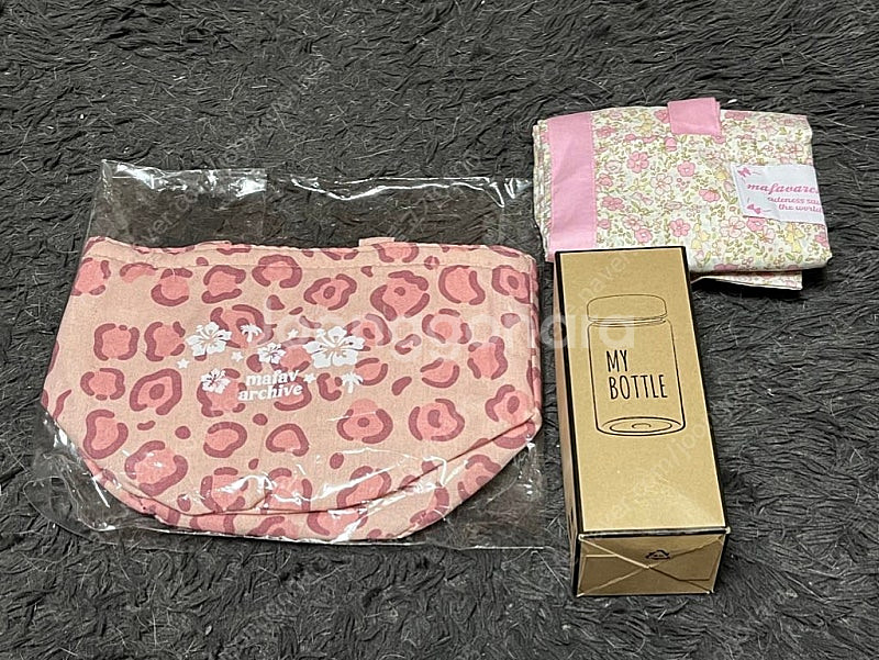 마페아 특전 판매 보틀 핑크보냉백--0
