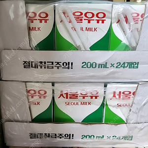 서울 멸균우유 200ml 48팩