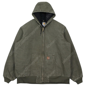 [XL] 2012 Carhartt J130 ARG Duck Active Jacket Army Green 칼하트 아미그린 덕 액티브 자켓 퀼팅 안감