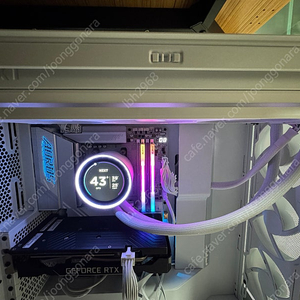 (광명) NZXT 케이스 + 쿨러 + 컨트롤러허브