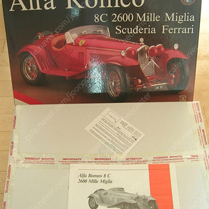 1/8 Pocher Alfa Romeo 8c 2600 Scuderia Ferrari