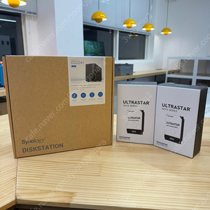 시놀로지 나스 Synology NAS DS224+, 나스 전용 HDD Western Digital WD Ultrastar DC HC550 판매