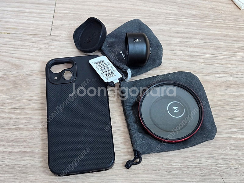 모멘트 58mm 망원렌즈, 67mm 시네블룸 필터, 아...--0
