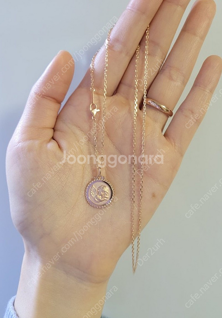 14k 루피나 아기천사 목걸이--2