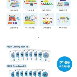 씨투엠 매쓰업C단계 (미개봉.개봉된것 미사용)