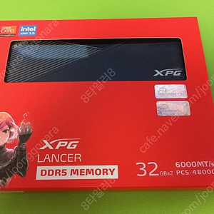 (미개봉) ADATA LANCER DDR5 6000Mhz CL30 32*2 64GB