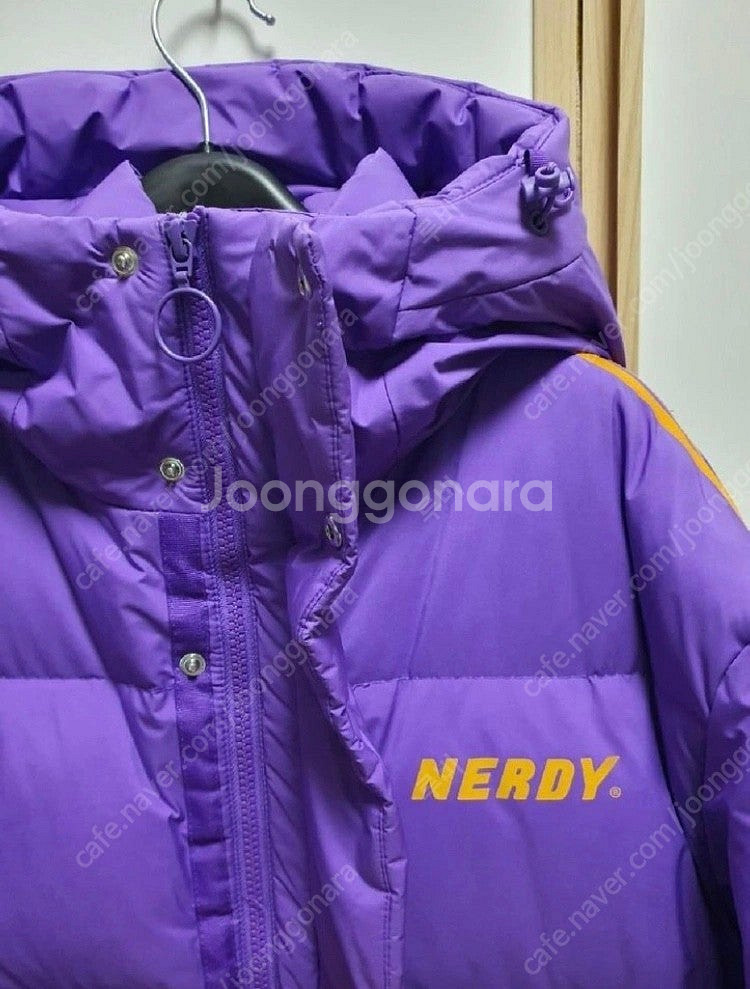 (거의 새상품)널디 롱패딩 보라 S사이즈 팝니다(남녀공용)--5
