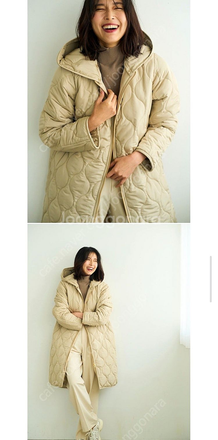 엠마테일러 3way 패딩 라이트베이지--0