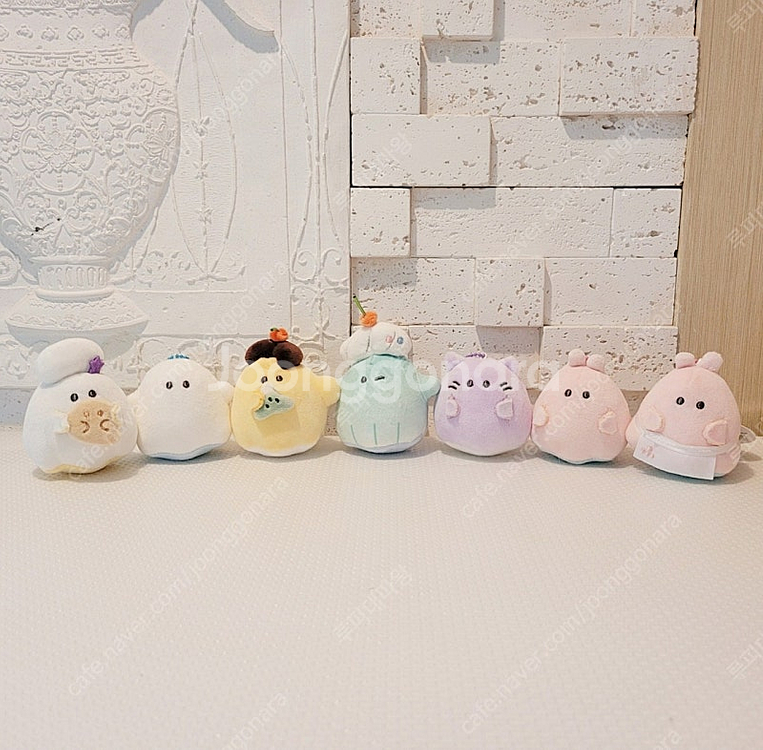 오바케누 유령 모찌 볼체인 키링 가방고리 인형--0