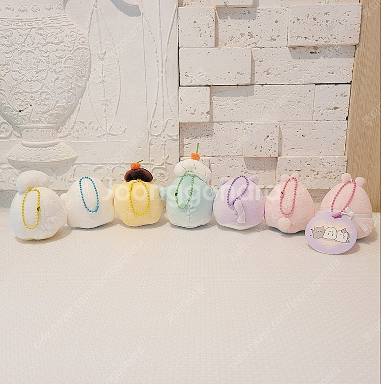 오바케누 유령 모찌 볼체인 키링 가방고리 인형--1