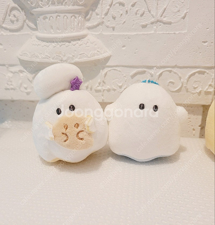 오바케누 유령 모찌 볼체인 키링 가방고리 인형--2