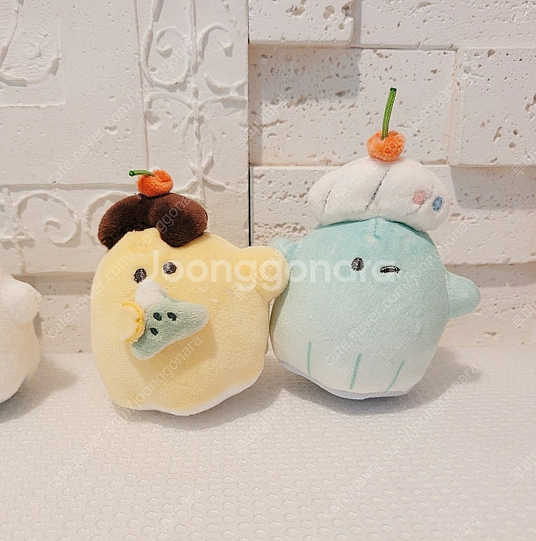 오바케누 유령 모찌 볼체인 키링 가방고리 인형--3