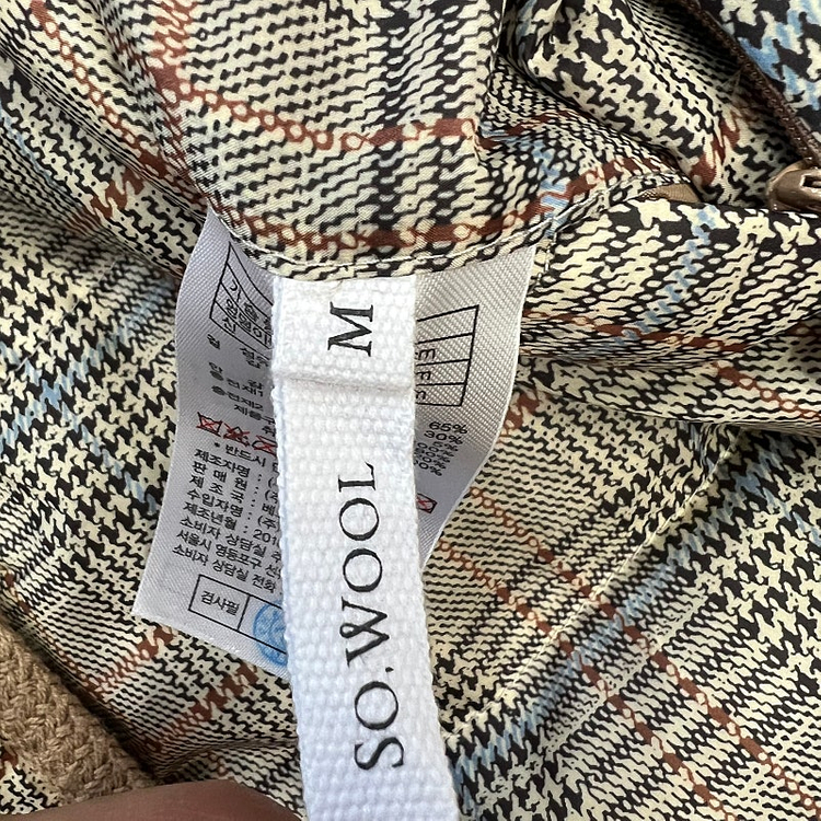 M) so.wool 소울 구스다운 양면 리버시블 롱패딩점퍼 패딩자켓--5