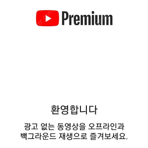 유튜브 프리미엄+뮤직 가족 3개월 6개월 1년 이용 개인입니다. 만원