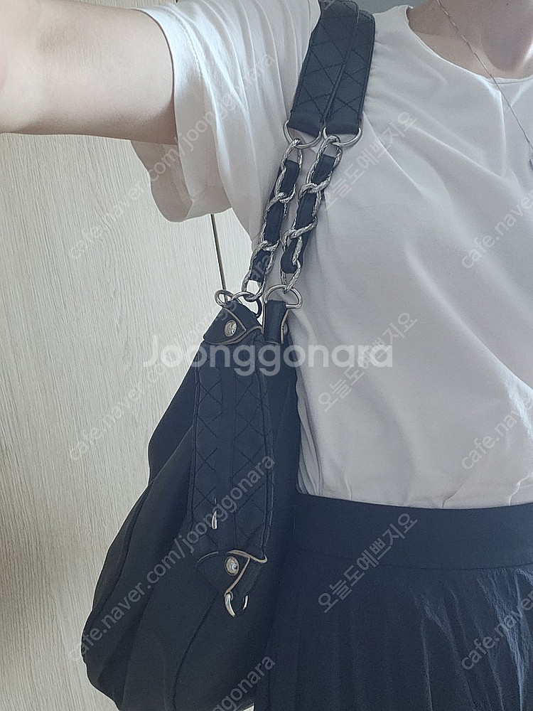 샤넬 숄더백 블랙--9