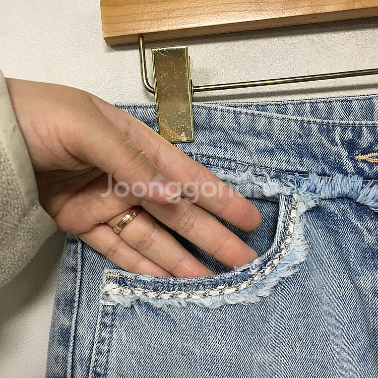 MINE 마인 21 트위드 데님 팬츠 67--2