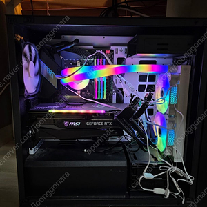 (풀박스 본체)CPU 3950X X570(WIFI), G.SKILL 64G(3600), MSI 트리오 3080, 시소닉 850W, 수랭 쿨러, ANTEC 케이스 팝니다