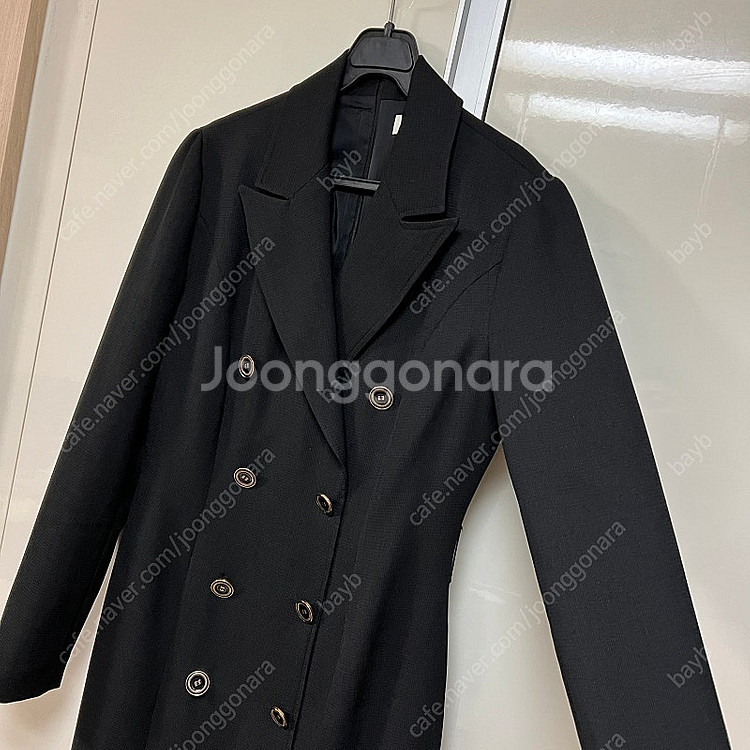 모조에스핀 더블버튼 테일러드 원피스 정장 오피스룩 하객...--6