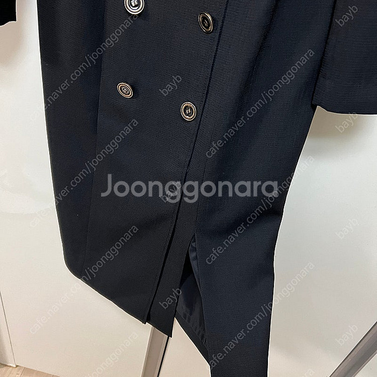 모조에스핀 더블버튼 테일러드 원피스 정장 오피스룩 하객...--9