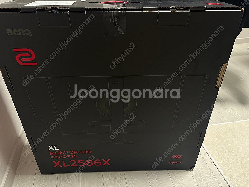 벤큐 XL2586X 540hz 1달 사용 판매합니다.--0