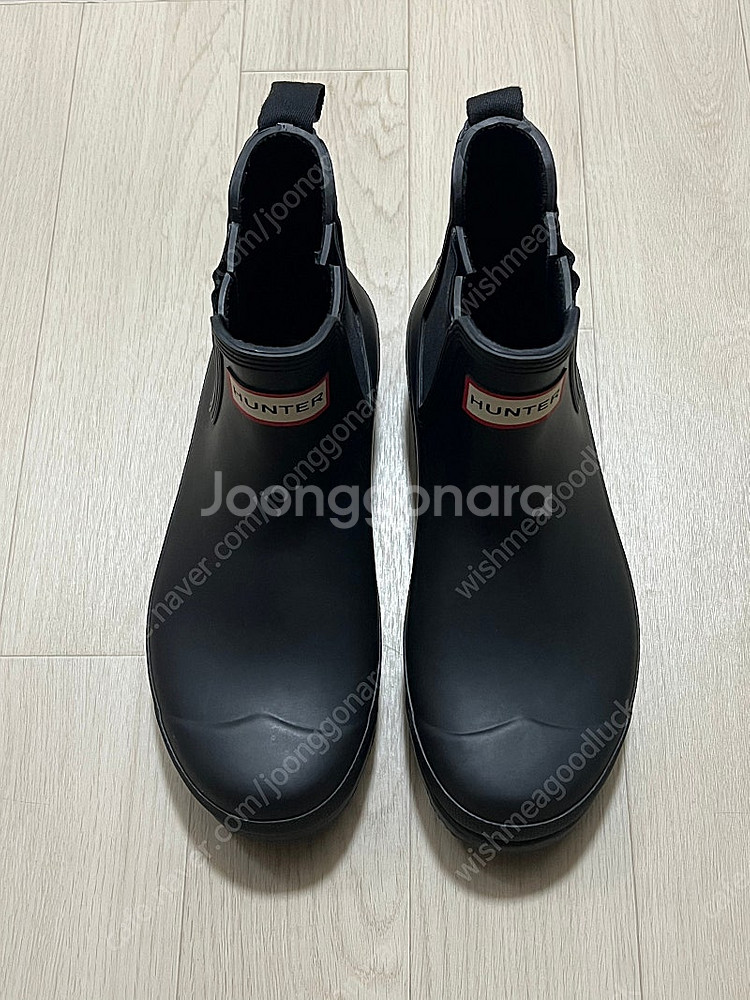 헌터 첼시 레인부츠 무광 240mm uk5--0