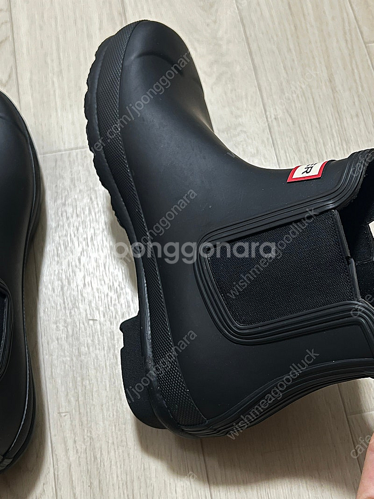 헌터 첼시 레인부츠 무광 240mm uk5--4