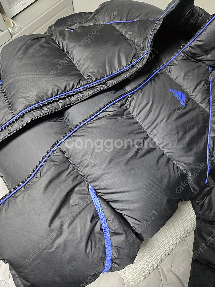 아디다스 슈퍼 퍼피 다운자켓 H20750 미드나잇 패딩 (S)--0