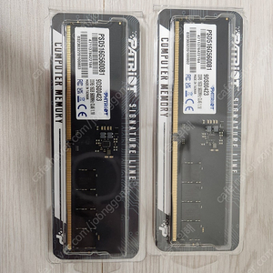 PATRIOT DDR5-5600 CL46 SIGNATURE (하이닉스 A다이, 언락) 패트리어트 16GB*2 팝니다.