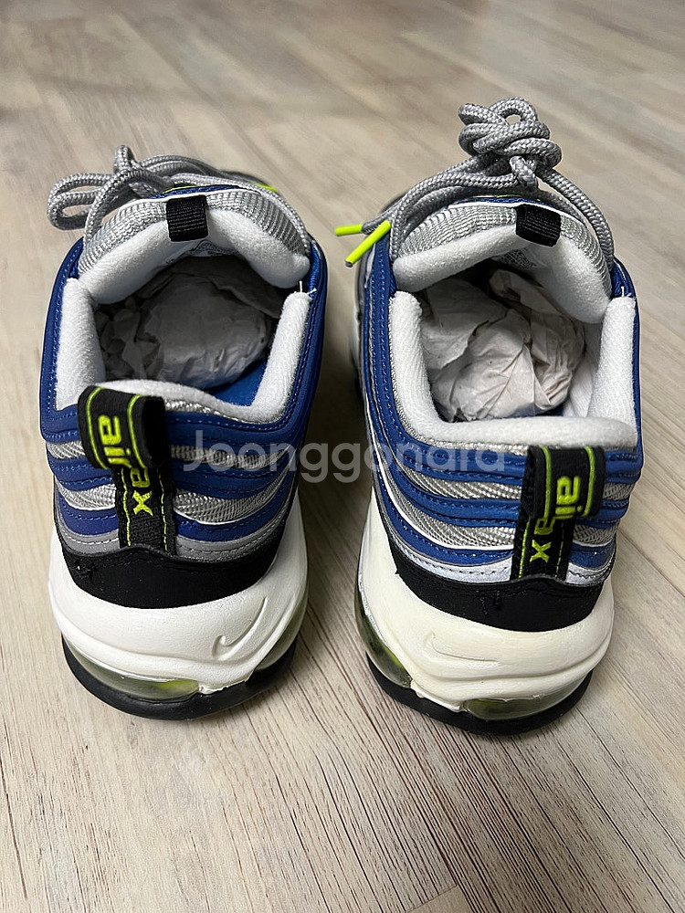 나이키 에어맥스97 아틀란틱 블루255mm 판매합니다....--4