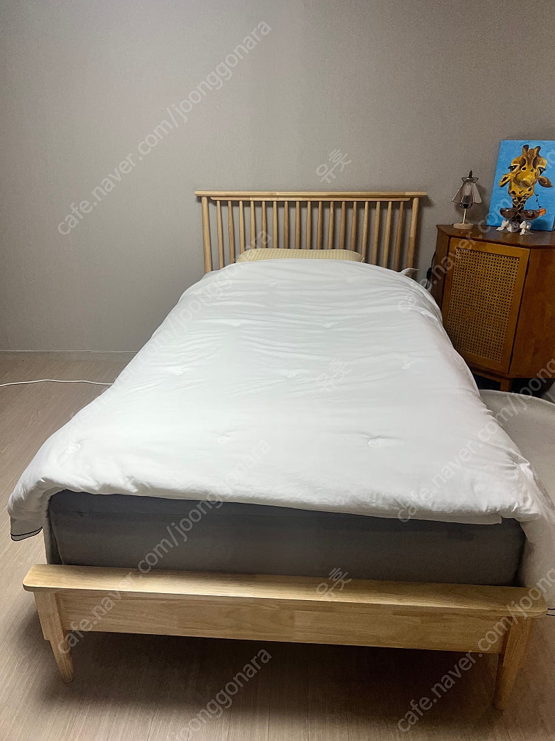 원목 프레임+지누스 매트리스 팝니다