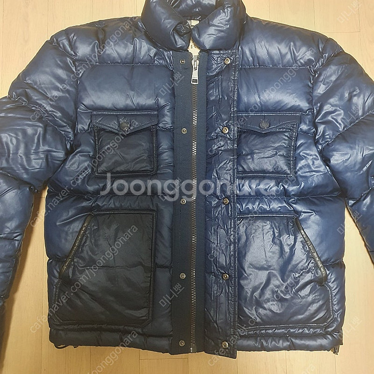 [새상품급] 버버리 브릿 블루 남성패딩 L--4