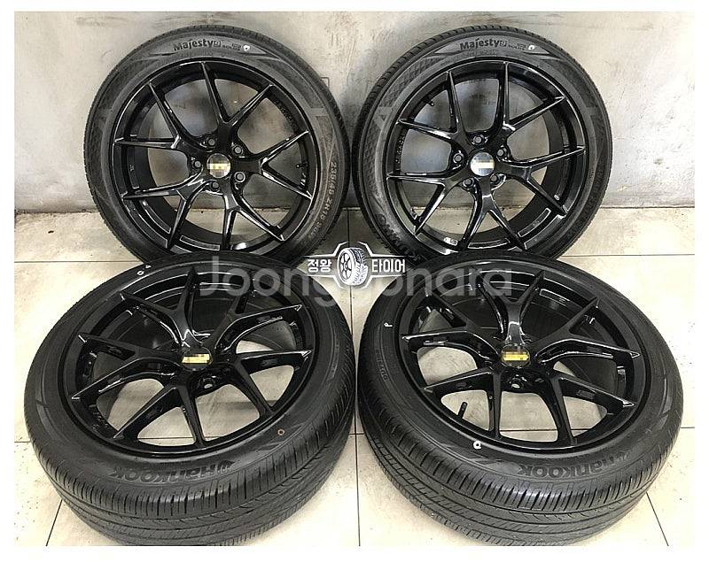 신품 휠 BBS ST 18인치 블랙 휠타이어 235/4...--0