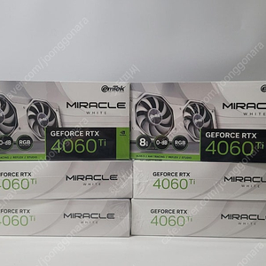 (새제품)이엠텍 지포스 RTX 4060 Ti MIRACLE WHITE D6 8GB(재고6)