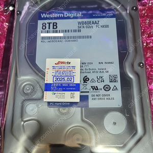 WD BLUE 8TB HDD 팝니다.