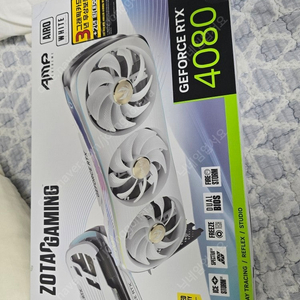 ZOTAC RTX4080 AMP EXTREME WHITE 4080 화이트