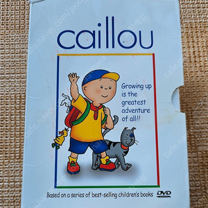 (택포) caillou 까이유 DVD 4개 세트, 영한 대본집 2권