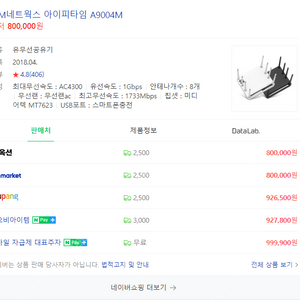 ip TIME A9004M 공유기