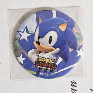 sonic 소닉 쏘닉 캔뱃지 핀버튼 미개봉