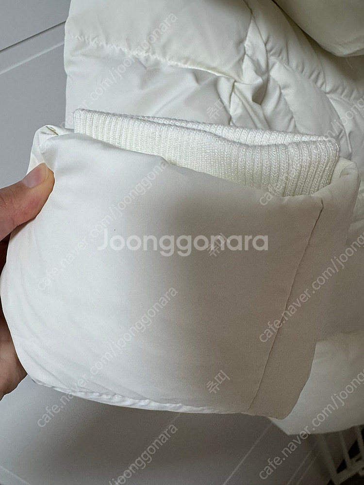 [잇미샤]폭스퍼 숏 패딩 (55) 새상품 크림 한섬--3