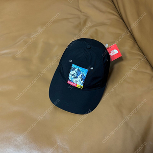 Supreme 슈프림x노스페이스 설산 블랙 6패널 볼캡 모자 (Black)