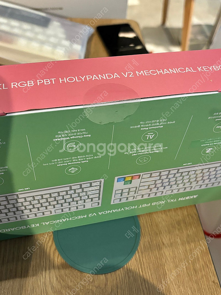 앱코 키보드 미개봉 새상품 AK87H TKL RGB P...--1