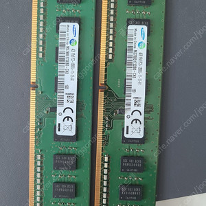 삼성 단면 램 ddr3 12800 4기가 2개 팝니다