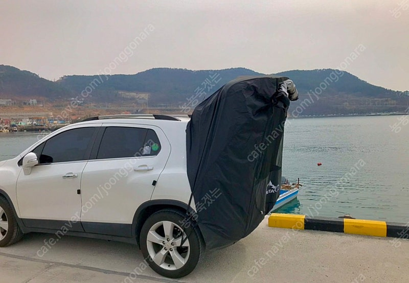 쉐보레 트랙스 전용 차박텐트 d4r car 이미지