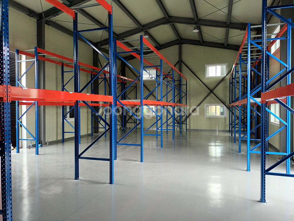 중고 파렛트랙 타이빔형 파레트랙 빠레트랙 파렛트 셀프랙 철제선반--7