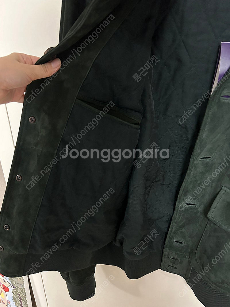 정품 새상품) 랄프로렌 퍼플라인 스웨이드 자켓--4