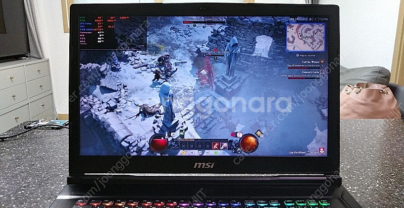 [판매]MSI GE73VR 8RE 고성능 17.3인치 ...--0