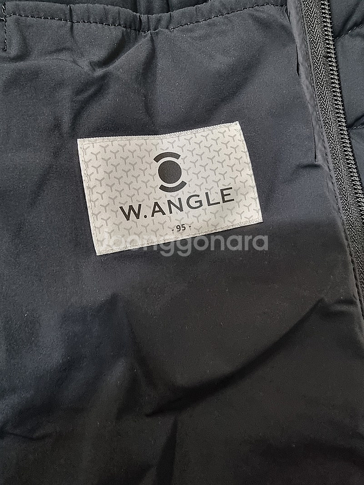 와이드앵글 여성 골프 경량 구스다운 패딩 95--5