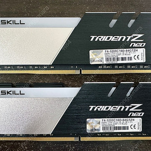 [64GB] G.SKILL DDR4-3200 CL16 TRIDENT Z NEO 패키지 램