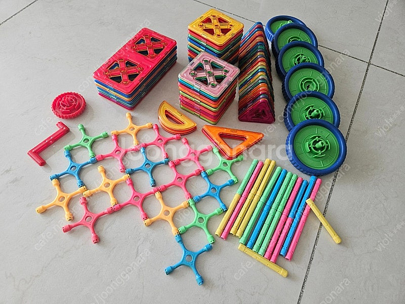 지니맥 자석블럭 kebotoy 자석블럭 혼합--0